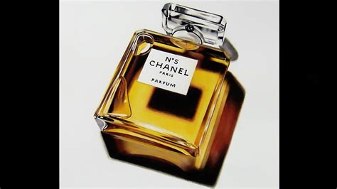 chanel bottle sketch|Drawing a Chanel Perfume Bottle, Hyper realistic art .